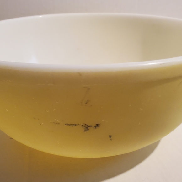 Vintage Pyrex Main Nesting Bowl Yellow 10.5"  #404 & A-12 Serving Bowl Pls Read - Picture 8 of 12